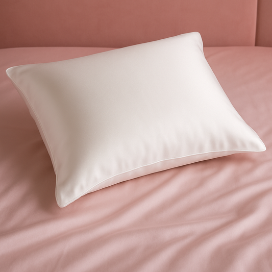 100% Silk Pillowcase - White - Standard