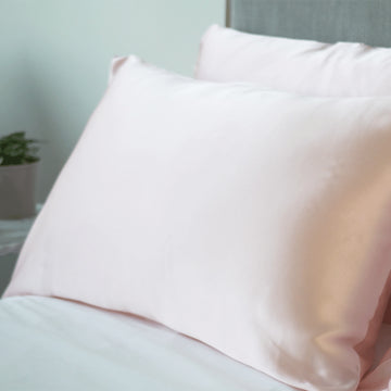 100% Silk Pillowcase - White - Queen